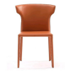 Orange dining chair